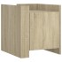 Mesita de noche madera de ingeniería roble Sonoma 45x50x50
