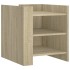 Mesita de noche madera de ingeniería roble Sonoma 45x50x50