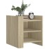 Mesita de noche madera de ingeniería roble Sonoma 45x50x50