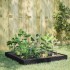 Arriate de acero negro 100x100x18,5