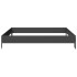 Arriate de acero negro 100x100x18,5