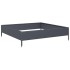Arriate de acero gris antracita 100x100x26