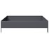Arriate de acero gris antracita 100x100x26