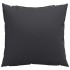 Cojines de sofá 4 unidades negro tela negro 50x50