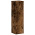 Soportes de plantas 2 uds madera roble ahumado 17x17x60