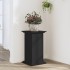 Soportes para plantas madera de ingeniería negro 33x33x60