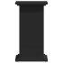 Soportes para plantas madera de ingeniería negro 33x33x60