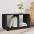 Armario con ruedas madera ingeniería negro 72x33x42,5