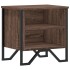 Mesita de noche madera de ingeniería marrón roble 40x30x40