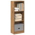 Estantería de madera de ingeniería roble artesano 40x24x109