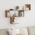 Estante de pared madera ingeniería roble artisian 100x15x70
