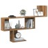 Estante de pared madera ingeniería roble artisian 100x15x70