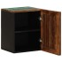 Armario de baño de pared madera maciza de acacia 38x34x48