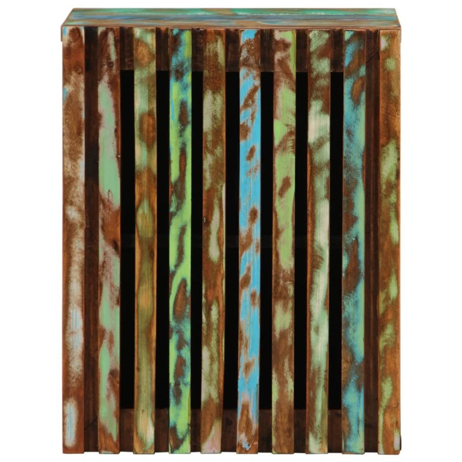 Armario de baño de pared madera maciza de acacia 38x34x48