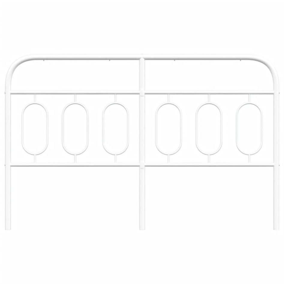 Cabecero de metal blanco 150