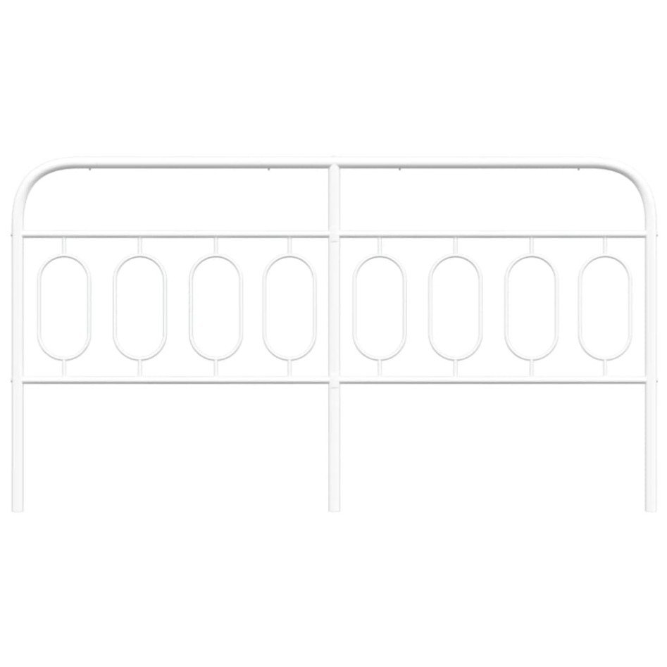 Cabecero de metal blanco 183