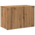 Mueble para TV de pared roble artesanal 60x30x41