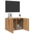 Mueble para TV de pared roble artesanal 60x30x41