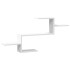Estante de pared madera de ingeniería blanco 104x15x49