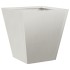 Jardinera hexagonal de acero inoxidable 30x30x30
