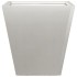 Jardinera hexagonal de acero inoxidable 30x30x30