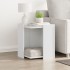 Mueble arenero para gatos madera ingeniería blanco 42x42x51