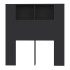 Mueble cabecero negro 100x18,5x104,5