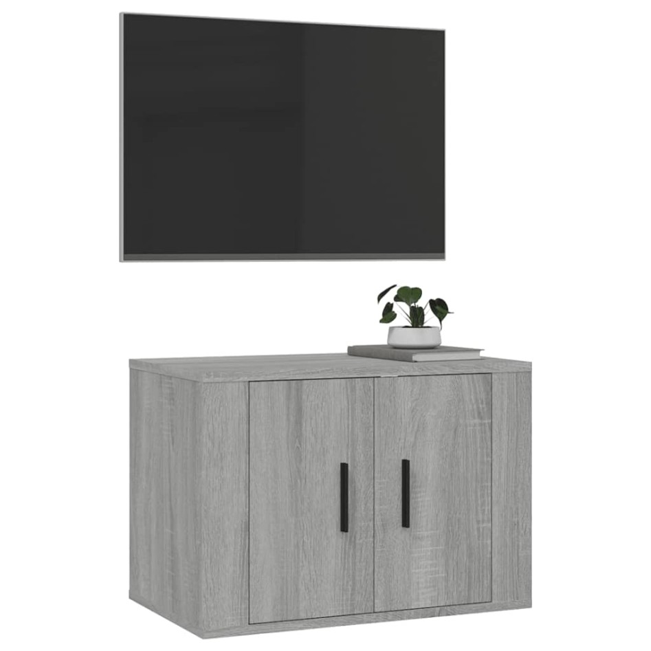 Mueble para TV de pared gris Sonoma 57x34,5x40