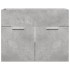 Armario para lavabo contrachapada gris hormigón 60x38,5x46
