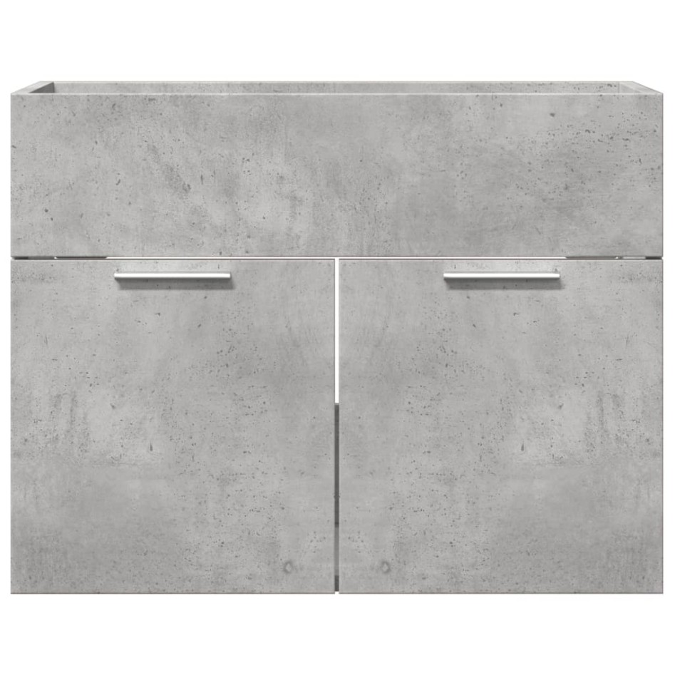 Armario para lavabo contrachapada gris hormigón 60x38,5x46