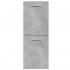 Armario pared baño madera ingeniería gris hormigón 30x30x80