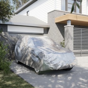 Funda de coche para SUV con correas hebilla plateado