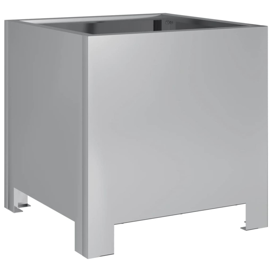 Jardinera hexagonal de acero galvanizado 30x30x30