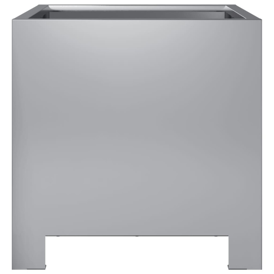 Jardinera hexagonal de acero galvanizado 30x30x30