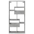 Armario de pared madera ingeniería gris hormigón 50x15x100