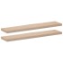 Estantes flotantes 2 uds madera de ingeniería 60x23,5x4