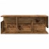 Mueble de pared madera ingeniería madera envejecida 80x20x30