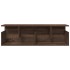 Mueble de pared madera de ingeniería marrón roble 100x20x30