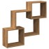 Armario de pared madera ingeniería roble artesanal 78x18x71