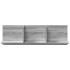 Mueble de pared madera ingeniería gris Sonoma 100x16,5x30