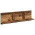 Mueble de pared madera de ingeniería envejecida 100x16,5x30
