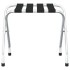 Soporte para maletas negro y plateado 56x40x49
