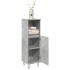 Armario de baño madera contrachapada gris hormigón 30x30x100