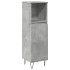 Armario de baño madera contrachapada gris hormigón 30x30x100