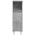 Armario de baño madera contrachapada gris hormigón 30x30x100