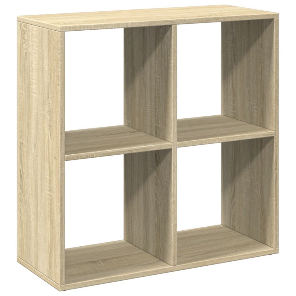 Librería divisor madera ingeniería roble Sonoma 69,5x29x69,5