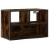 Mueble TV madera ingeniería y metal roble ahumado 60x31x39,5