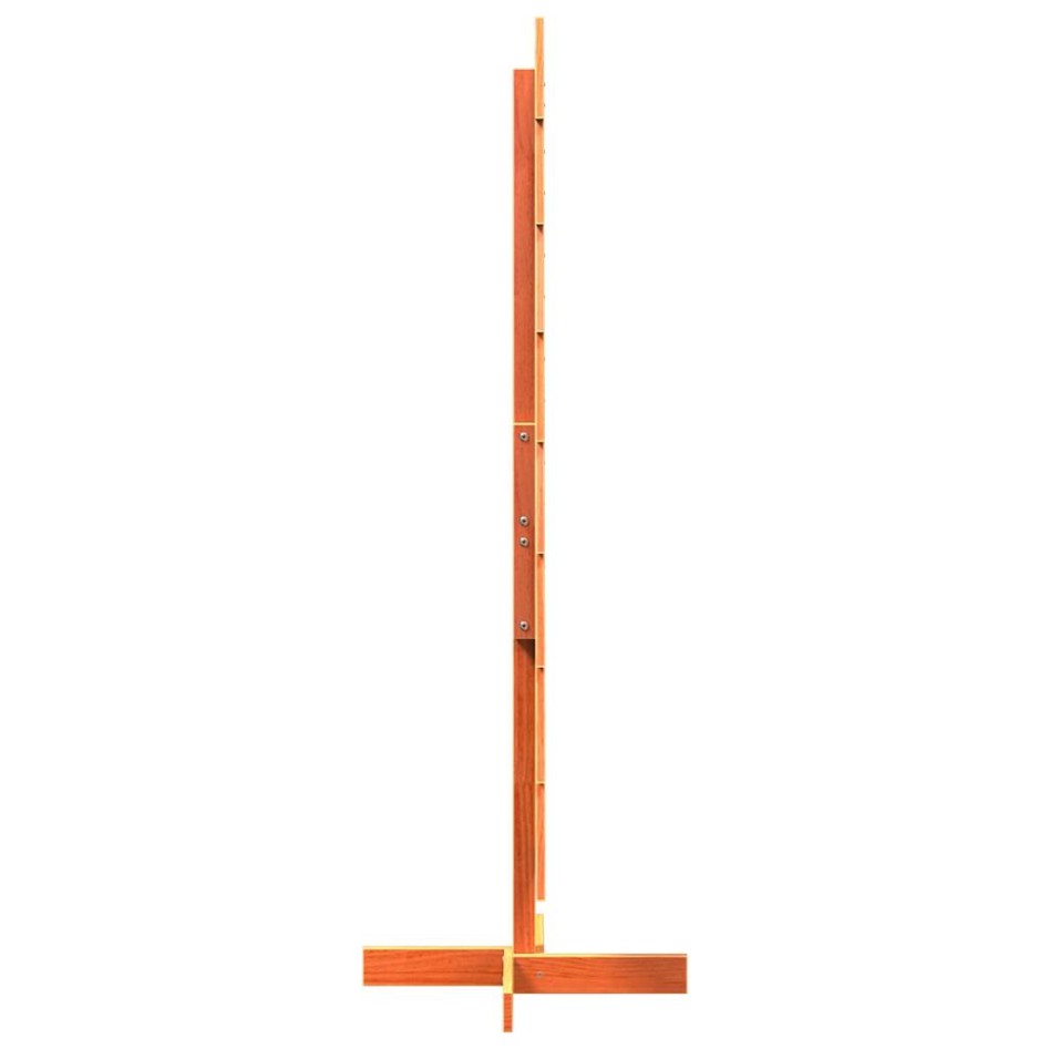 Árbol Navidad de adorno madera maciza pino marrón cera 150