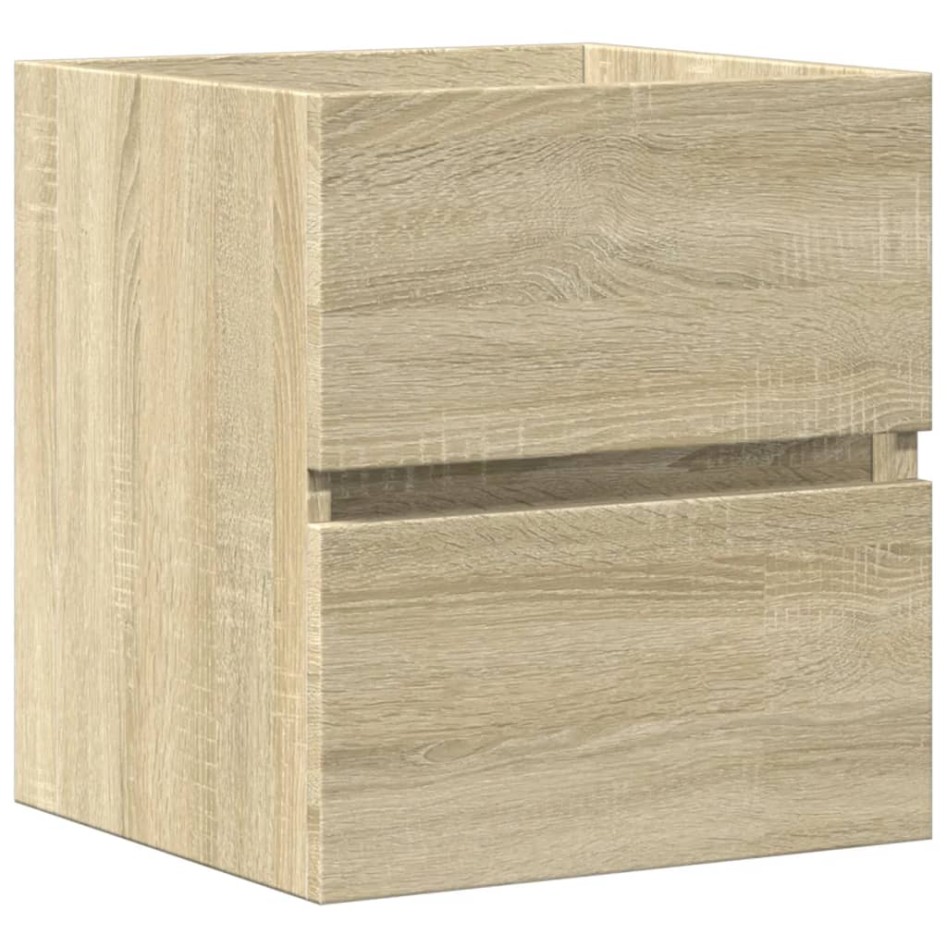 Armario de lavabo madera ingeniería roble Sonoma 41x38,5x45