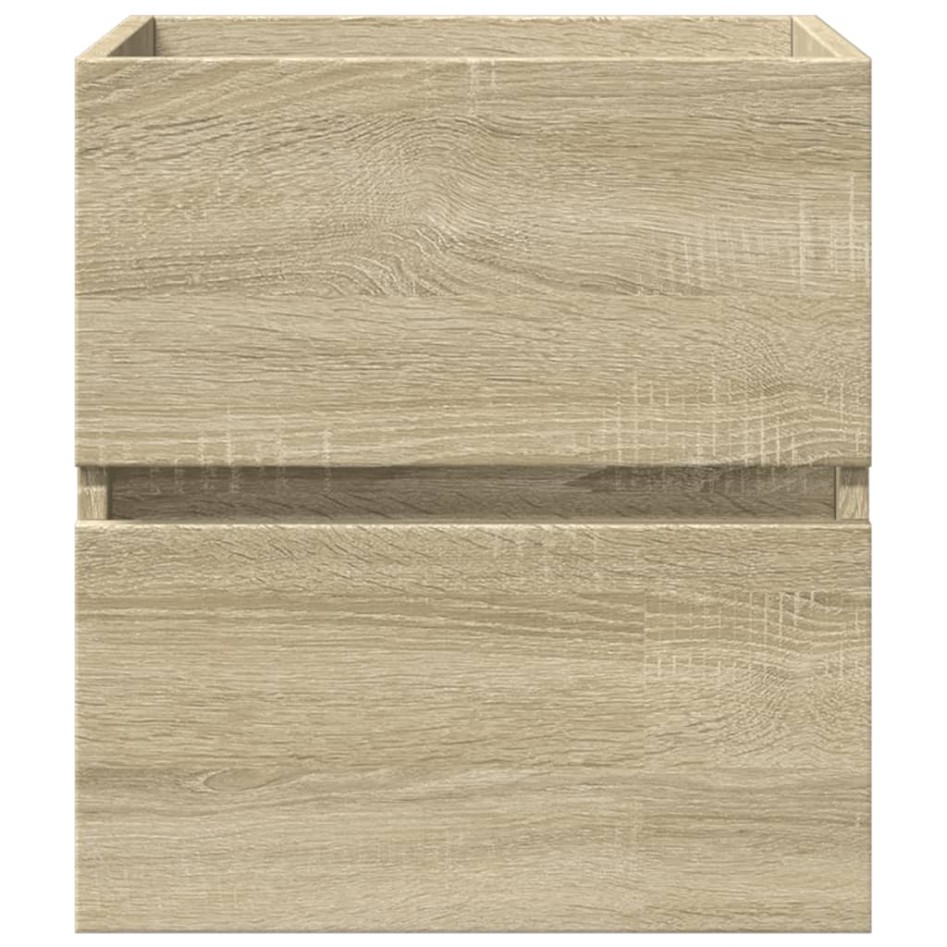 Armario de lavabo madera ingeniería roble Sonoma 41x38,5x45